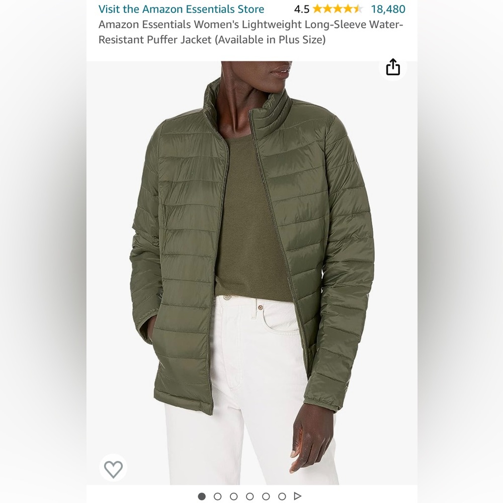 Amazon Essentials Light Weight Puffer